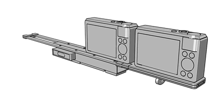 3D Stereo Digital Rig - Rear view