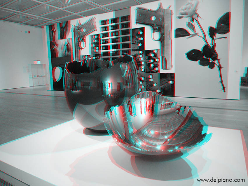 3D stereo Anaglyphs of Art and Museums