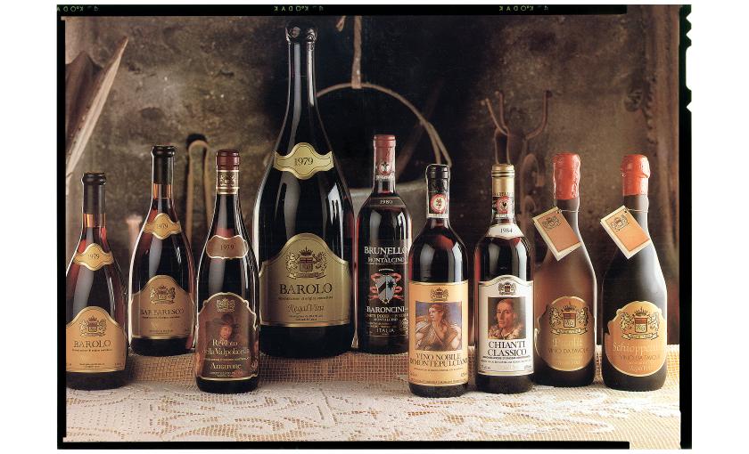 Regalvini wine - image taken inside the 'Museo Contadino' in Piemonte, Italy