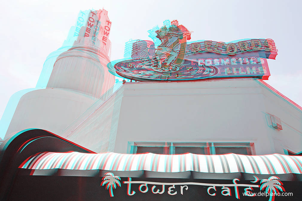 3D stereo Anaglyphs of typical USA lifestyle and urban scenes