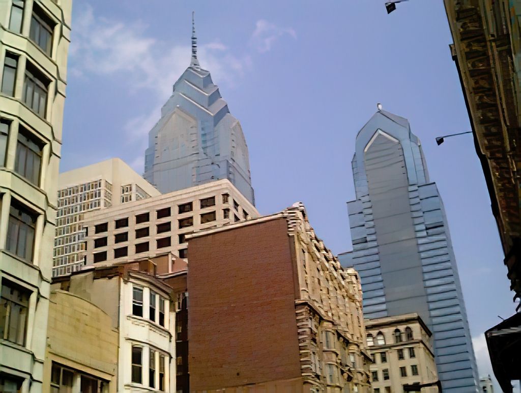 Philadelphia in the blue