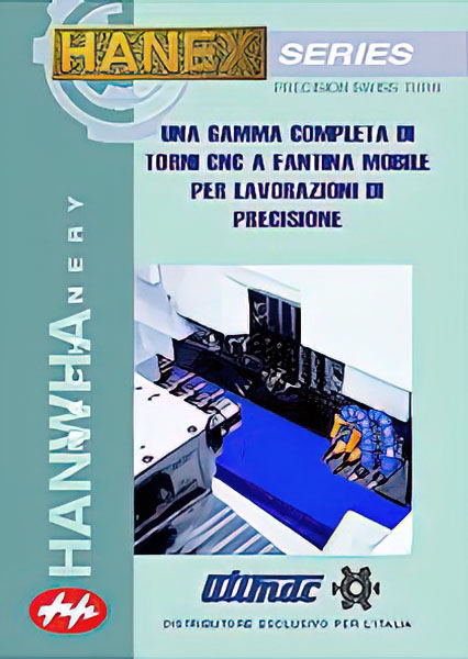 Hanex4. A brochure about lathes. 