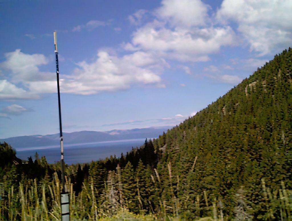 Tahoe in the mountains