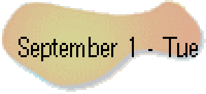   September 1 - Tue