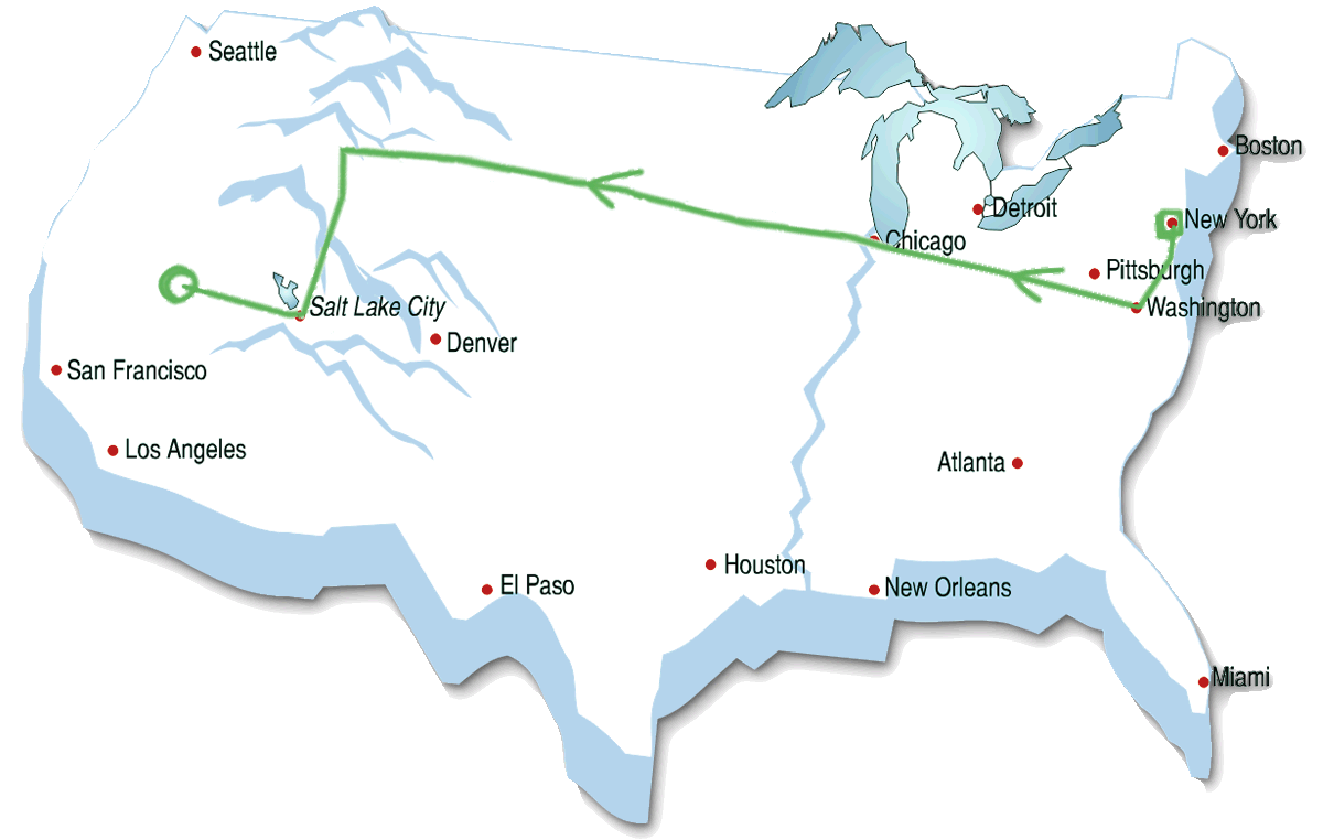 What is scary is that it is very similar to the Donner Party's itinerary (we have been fascinated by the story)